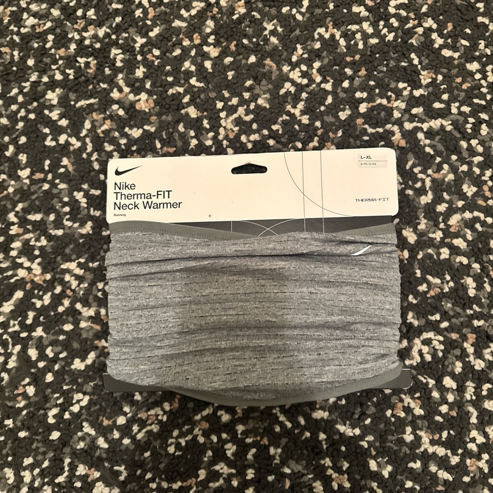 Nike Therma-FIT Heather Gray Neck Warmer